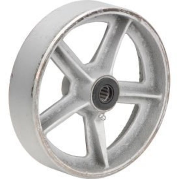 Casters Wheels & Industrial Handling Global Industrial„¢ 8" x 2" Semi-Steel Wheel - Axle Size 3/4" CW-820-SSRB